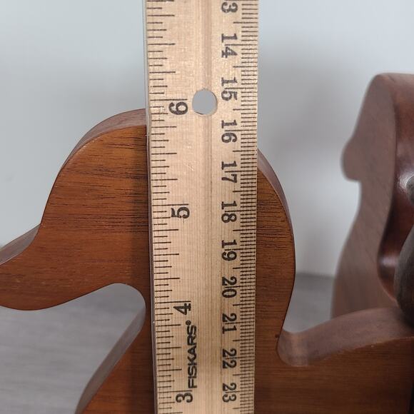 Vintage Wooden Ducks Candlestick Holder - Picture 7 of 7